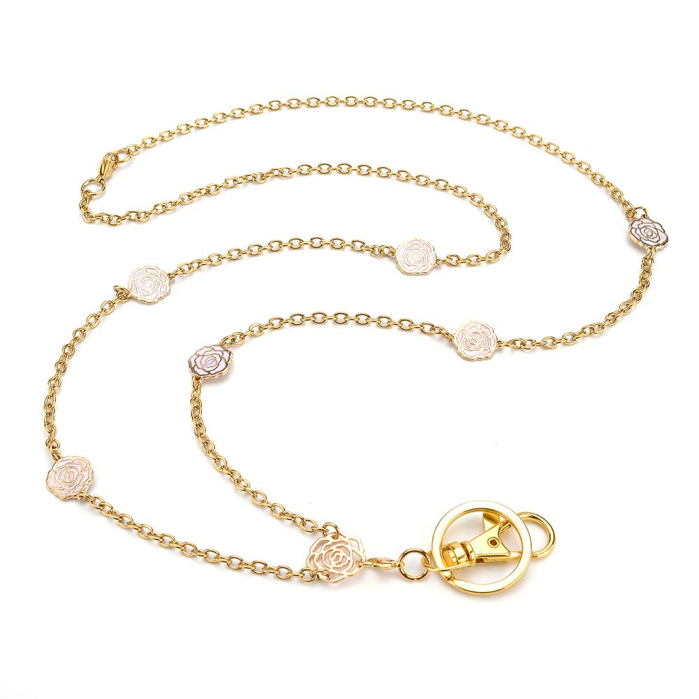 Luxianda Id Lanyard For Women, Perfect For Employee Id Badges And Keys, Perfect For Nurses And Teachers, Office Glasses Stainles