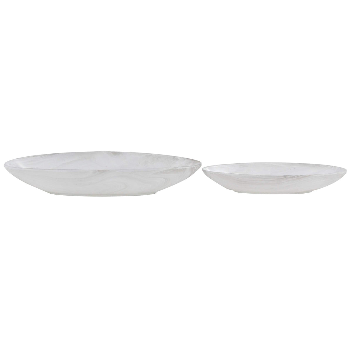 Cosmoliving By Cosmopolitan Farmhouse Porcelain Round Planter, Set Of 2 22', 16'W, White