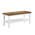 Convenience Concepts Ledgewood Coffee Table 42 - Modern Center Room Accent with Storage Shelf for Transitional, Traditional Livi