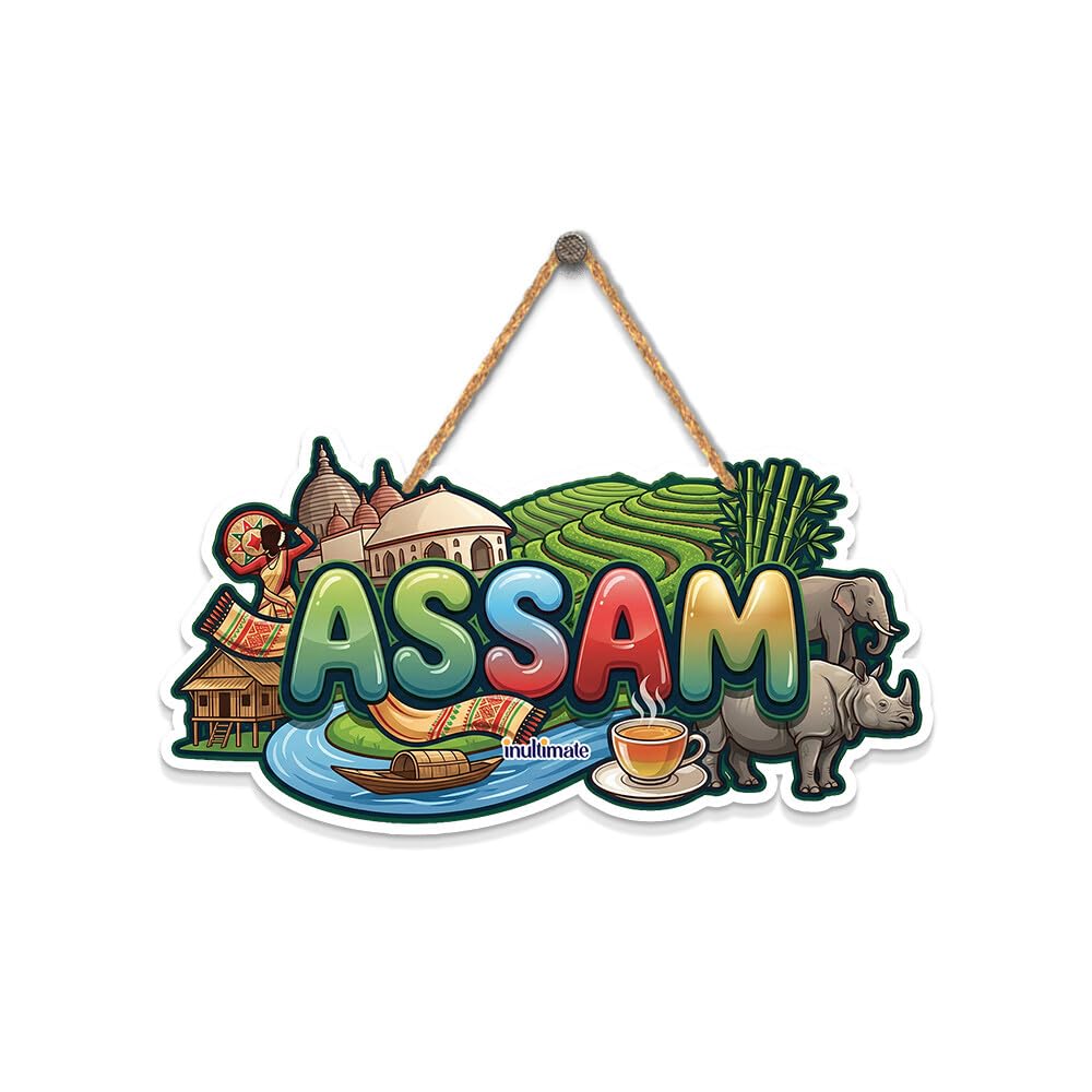 Inultimate Assam Wooden Wall Hanging Art Item