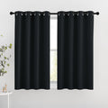 Nicetown Blackout Curtains For Windows 54 Inch Length - Solid Thermal Insulated Grommet Light Reducing Panels Window Treatment F