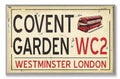Stupell Home D  cor Covent Garden Wc2 London Underground Rectangle Wall Plaque, 10 x 0.5 x 15, Proudly Made in USA