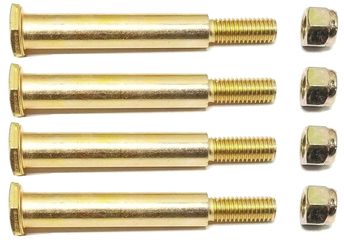 4 Pack 193406 Wheel Bolts And Lock Nuts Fits Cub Cadet Craftsman Husqvarna Replaces 193406 532193406 137644 184219 532137644 738
