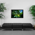 Flash Furniture HERCULES Imagination Series Black LeatherSoft Three Seat Bench
