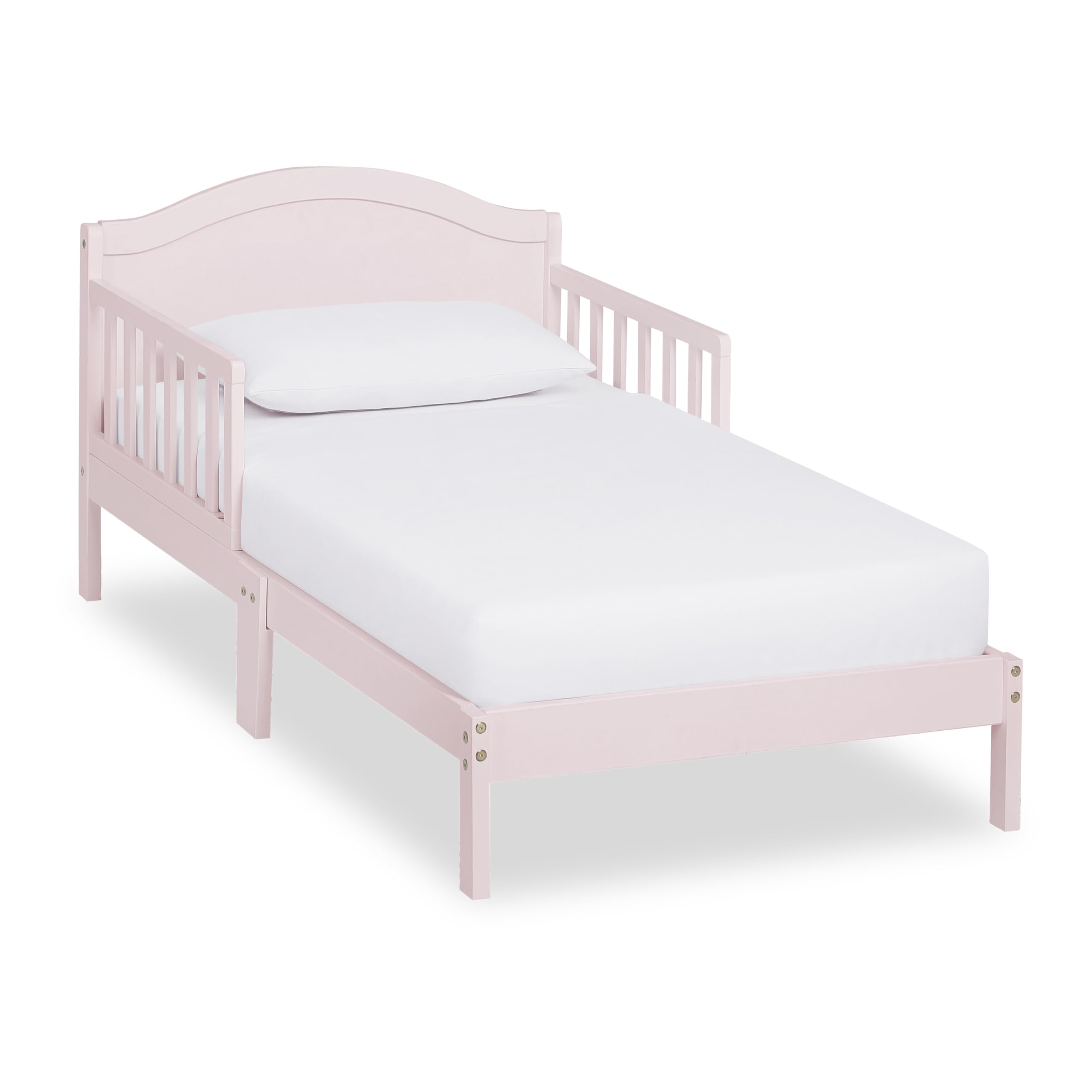 Dream On Me Sydney Toddler Bed in Blush Pink, Greenguard Gold Certified 53x29x28 Inch (Pack of 1)