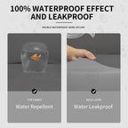 Easy-Going 100% Dual Waterproof 2 Pieces Chair Cover Stretch Soft Couch Cover For Dogs, Sofa Slipcover For 1 Separate Cushion Couch Leakproof Furniture Protector For Kids, Pets Gray