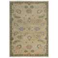 Muse 8' X 10' Abstract Beige/Brown/Purple/ Green/ Orange Hand Knotted Area Rug