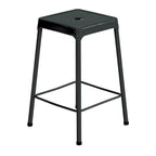 Safco 6605BL Steel Stool, 25", Black