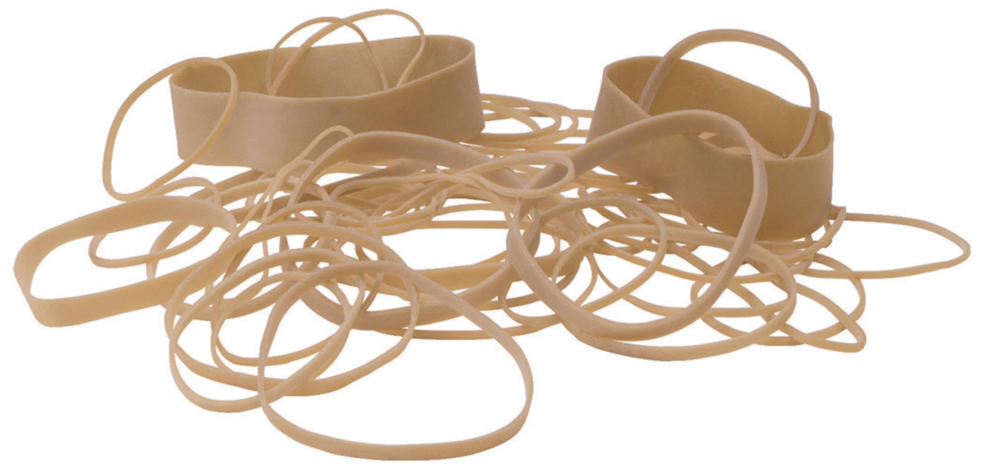 School Smart Alliance Advantage Latex Rubber Band, No 33, 3-1/2 L X 1/8 W In, 1/4 Lb Box, Natural - 020871