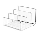Richboom Acrylic File Sorter, 8.5'X6.3'X6.2', Upright File Organizer For Desk, Mail Organizer Countertop, File Holder For Let