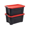 CX CRAFTSMAN, 30-Gallon Highly Durable Storage Bin & Dual Latching Lid, (16.1   H x 21.7   W x 32.4   D), Versatile Stacking Tot