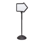 Safco Products 4173Bl Write Way Directional Arrow Sign Black Magnetic Dual-Sided Dry Erase Board Indoor And Outdoor Use