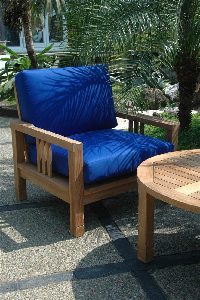 Anderson Teak SET-256 - No Cushion South Bay Deep Seating Collection