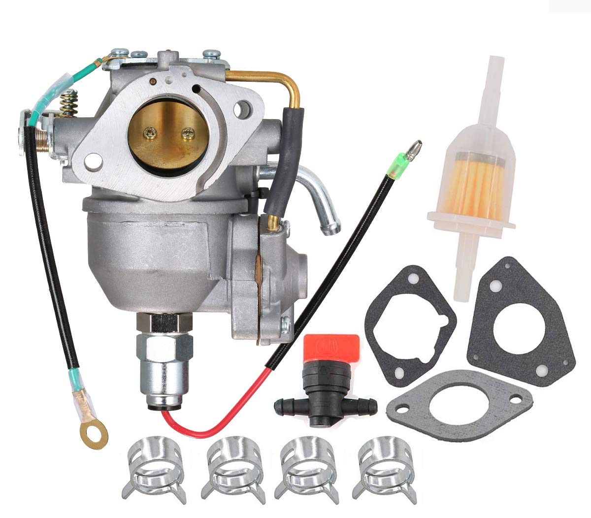Cv730 Carburetor For Kohler Cv730 Cv730S Cv740 Cv740S 25Hp 27Hp Engine Replaces Kohler 24853102-S 24-853-102-S Carb With Gasket
