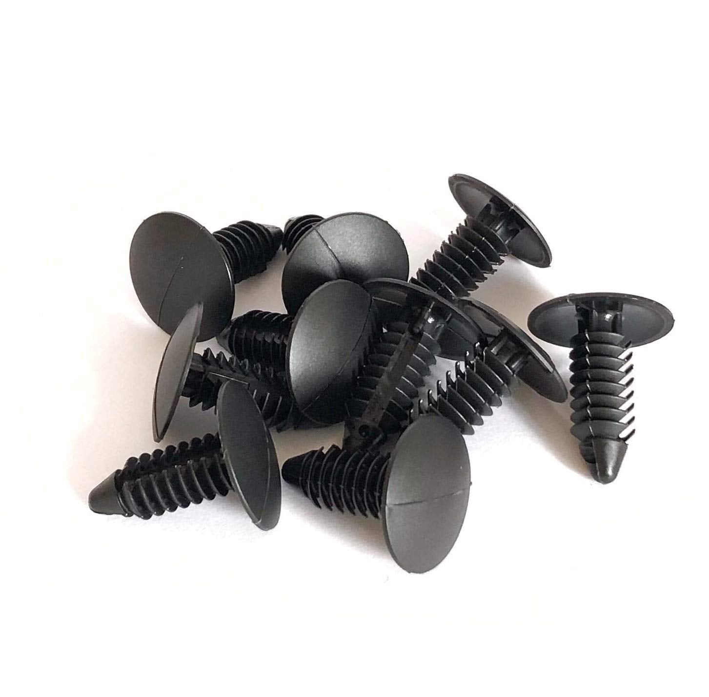 KOMORAX 50 pcs Medium Multi-Gauge Rivet 3/16 or 7/32 Hole Patio Strapping Fasteners Webbing Lawn Chair Lounge (Black)