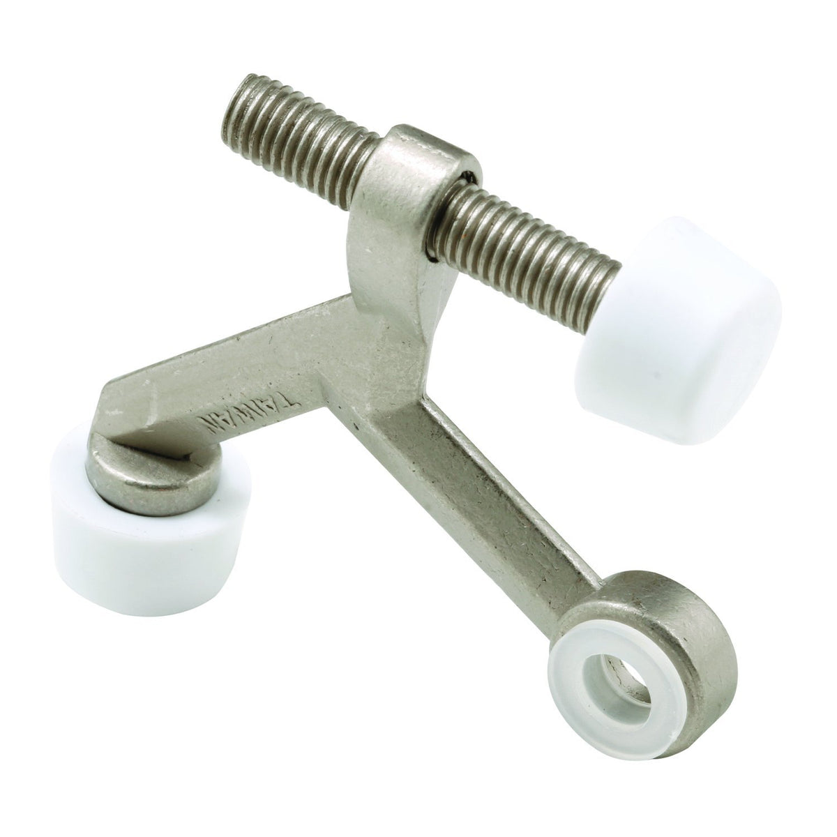 Prime-Line Mp10498-5 Hinge Pin Door Stop, 1-1/4 In. Bolt, Diecast, Satin Nickel, Adjustable (5 Pack)