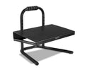 MountIt! Height Adjustable Foot Rest for Standing and Sitting, Freestanding Under The Desk Footrest with Handle and Six Height 