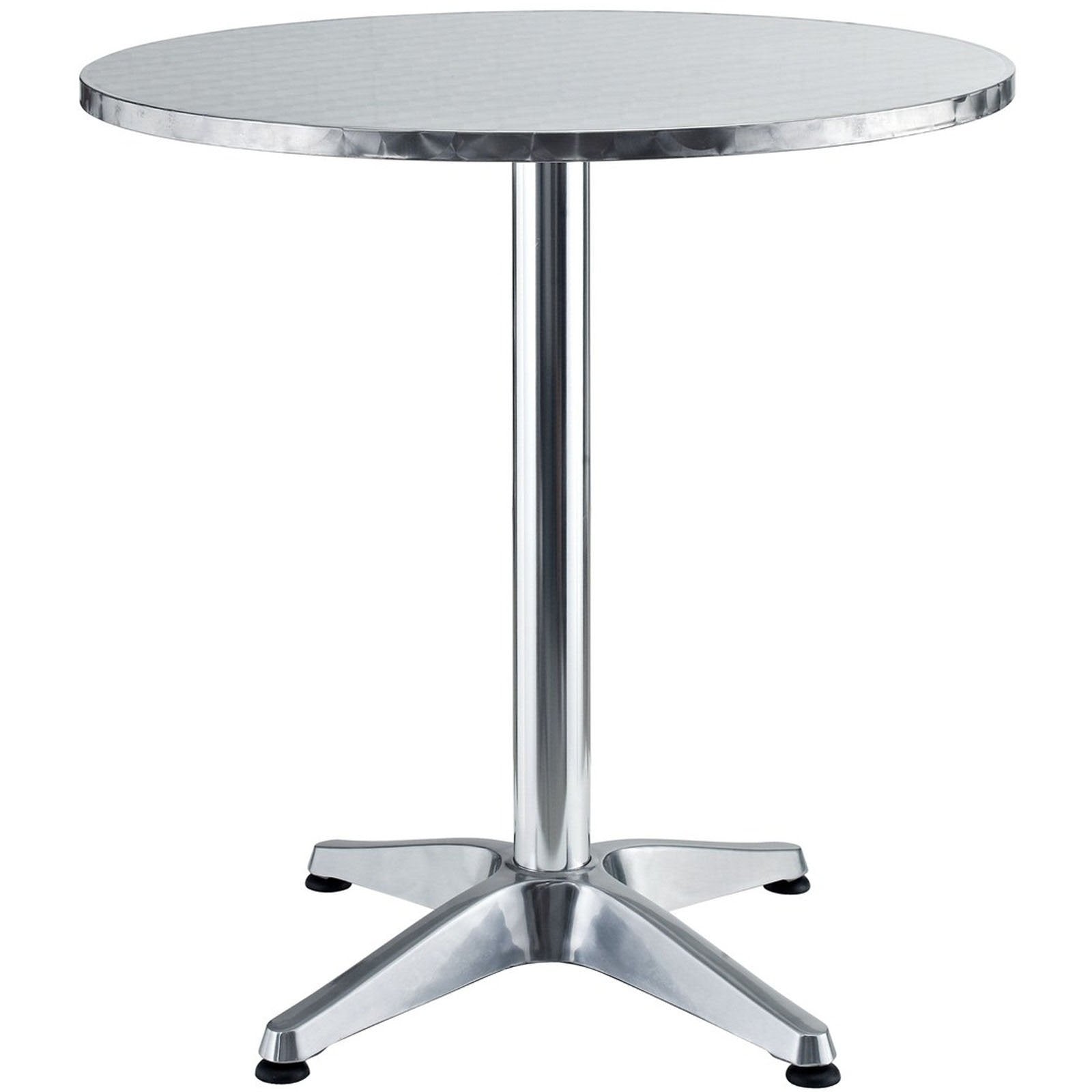 Modern Round Aluminum Indoor/Outdoor Table