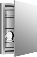 KOHLER Verdera 24 in. W x 30 in. H Recessed Medicine Cabinet in Anodized Aluminum