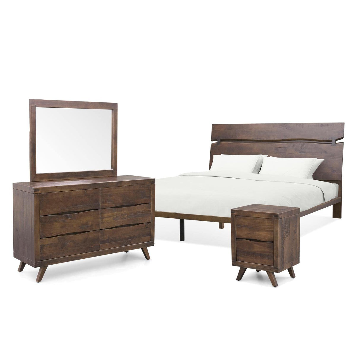 Steve Silver Pasco King 4-PC Bedroom Set AS900K4PC