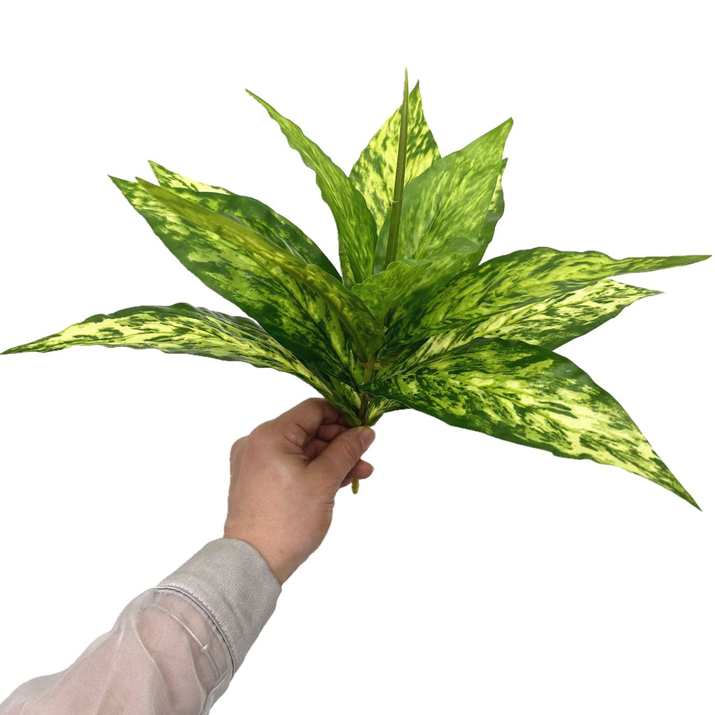 Artificial Agave Fake Plants, Faux Shrubs Grass Bushes Plant Plastic Flowers For Wedding Party Office Indoor Outdoor Room Yard G