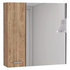 Depot E-Shop Medicine 23H Double Door Cabinet,4 Interior Shelves, Pine