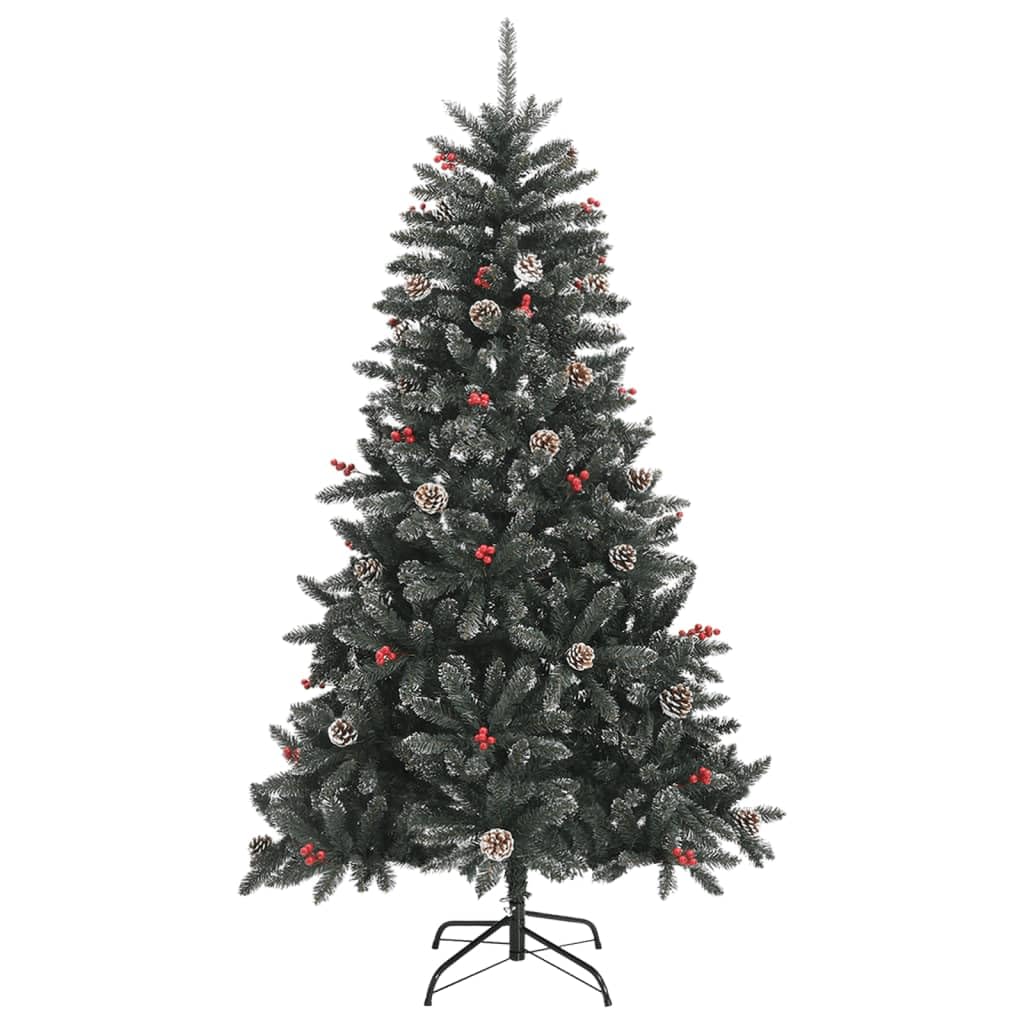 SKM Artificial Christmas Tree with Stand Green 59.1&quot; PVC-51791026