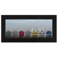 Americanflat 4x10 Picture Frame with Shatter-Resistant Glass - Gallery Style Frame with Engineered Wood - Signature Collection -