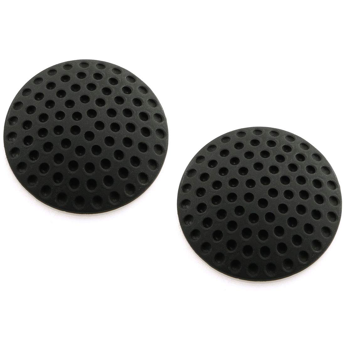 Hj Garden 6Pcs Black Wall Protectors Door Handle Bumpers Buffer Guard Doorknob Rubber Self Adhesive Silencer Crash Pad For Home