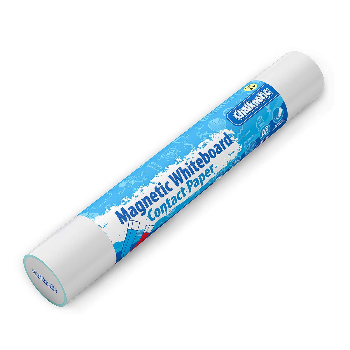 Magnetic Whiteboard Contact Paper, Adhesive Dry Erase Board For Magnet, Peel And Stick Magnet Wall Decal For Kids Toddlers Presc