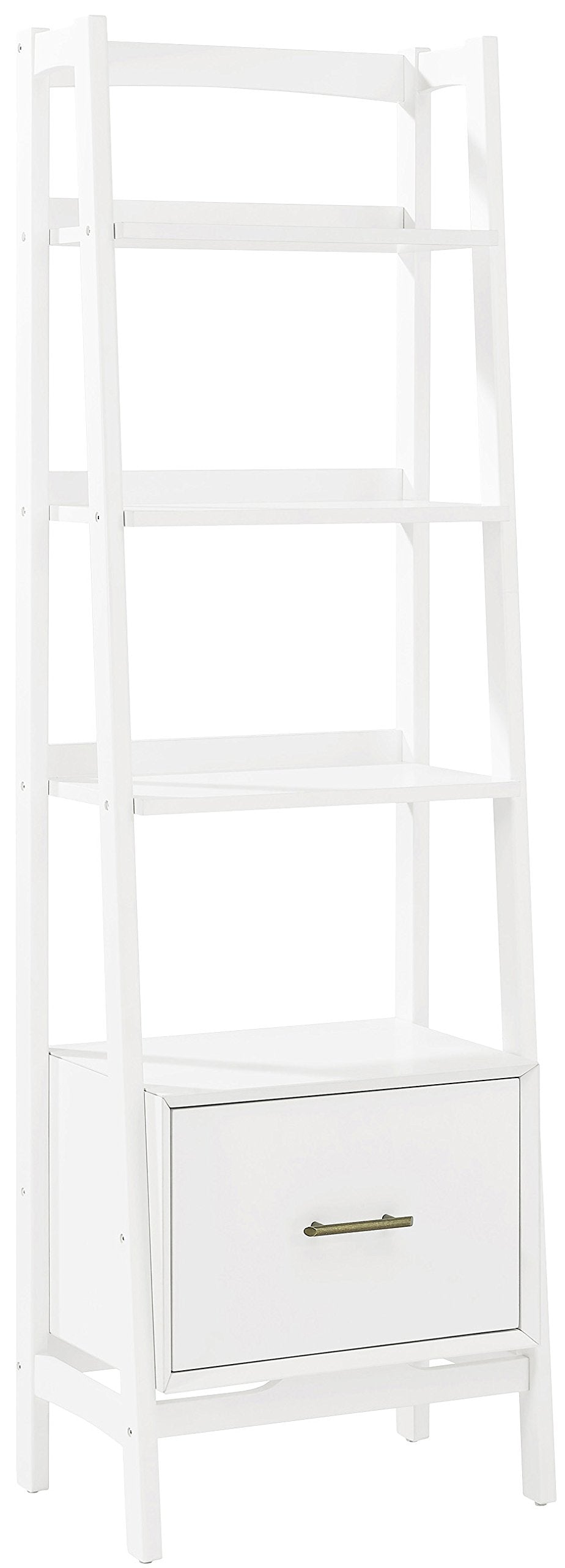 Crosley Furniture Landon Small Etagere Bookcase, White