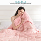 Cottonblue Weighted Blanket Queen Size 15Lbs, Sherpa Weighted Blankets For Adults, Fuzzy Soft Flannel Bedding Blanket Throw, Coz