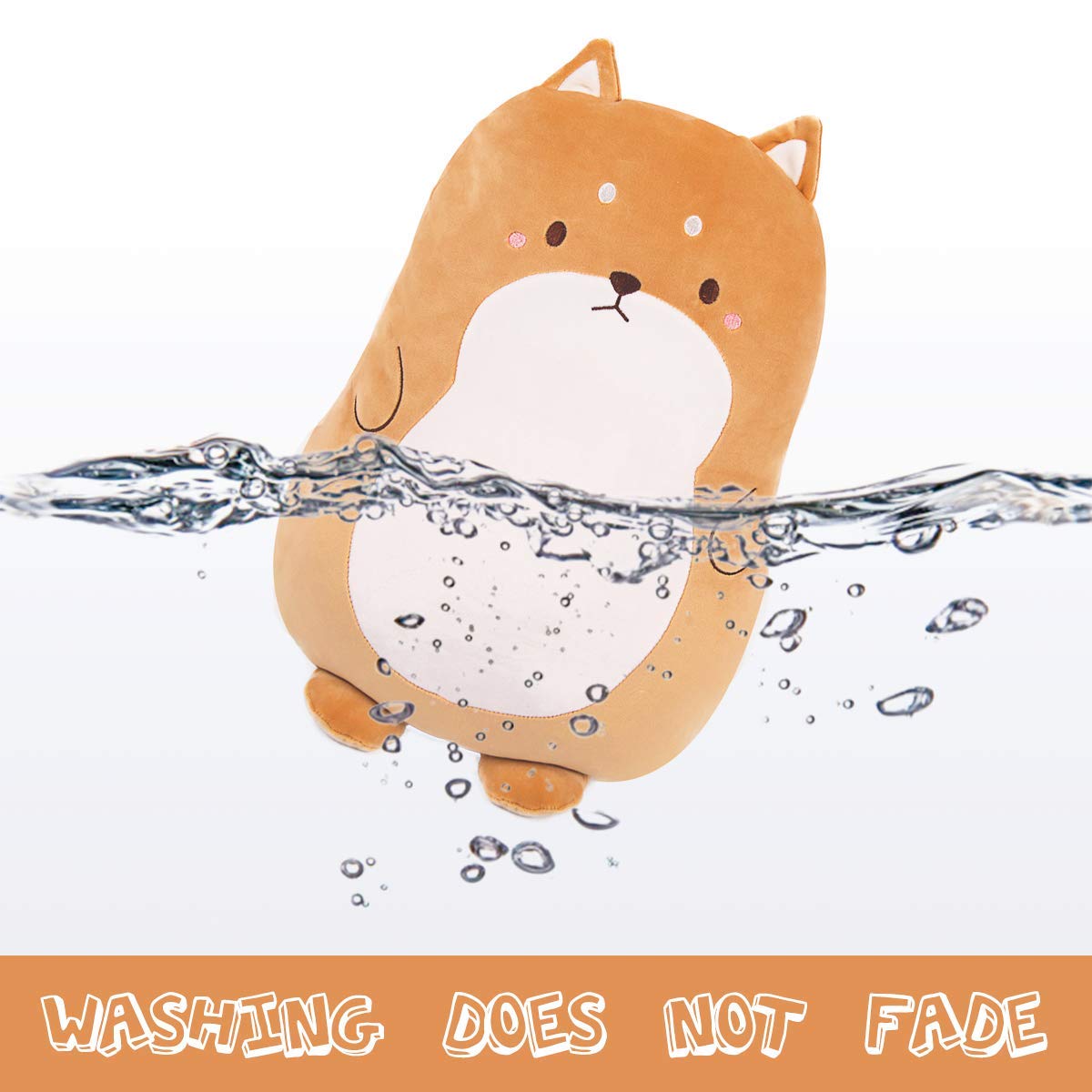 Arelux Soft Shiba Inu Plush Cuddle Pillow Cute Dog Stuffed Animal Plush Corgi Toy Puppy Plushies Room Decor Accompany For Friend