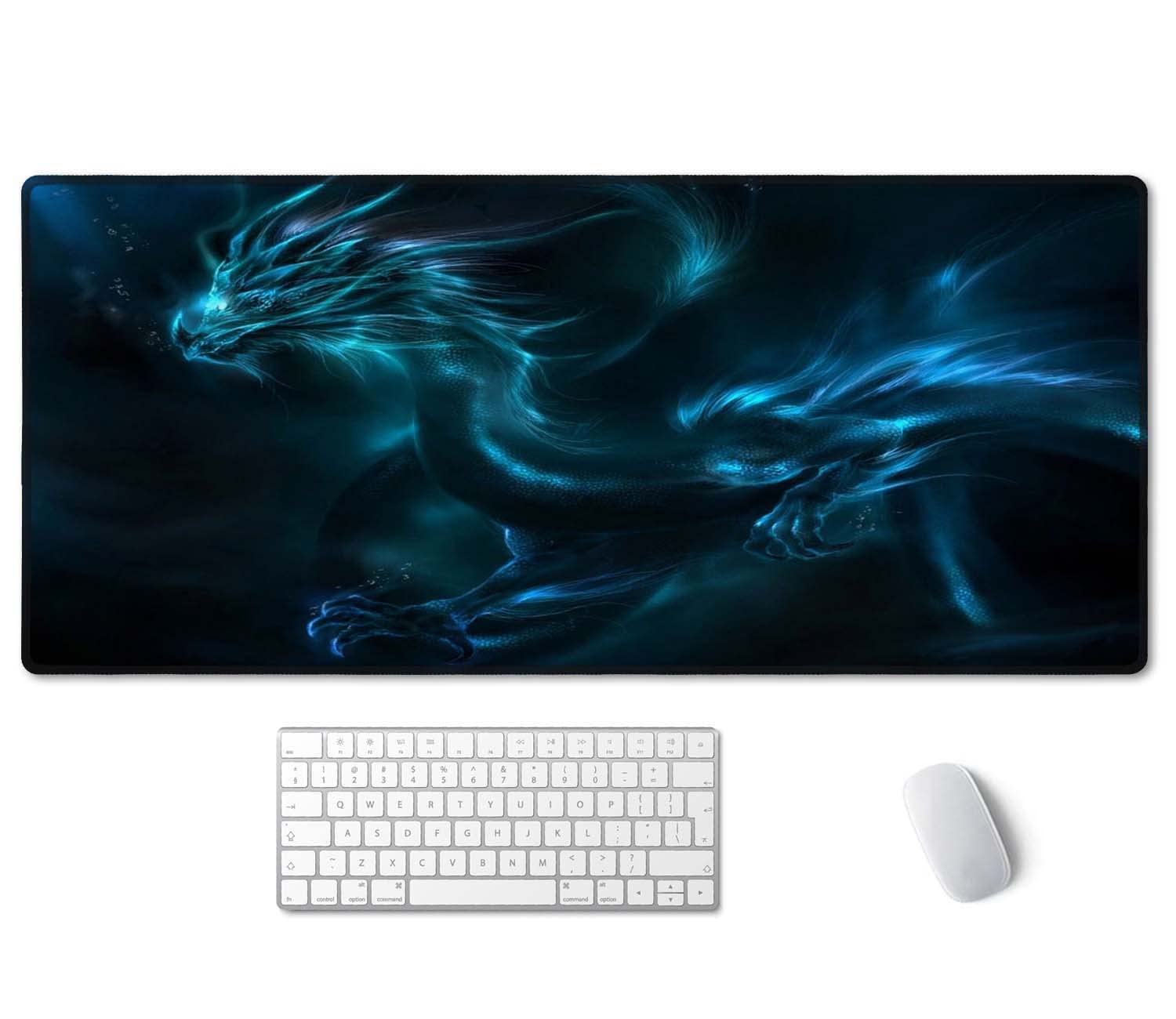 Ssoiu Extended Mouse Pad, Xxl Gaming Mouse Pads, Large Big Mousepad Laptop Computer Keyboard Mat Desk Pad With Non-Slip Base Sti