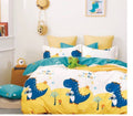 Riftree Glace Cotton Microfibre Digital Print Single Bed Reversible Ac Comforter Living Room/Kids Room (60 X 90 Inches)  Yellow
