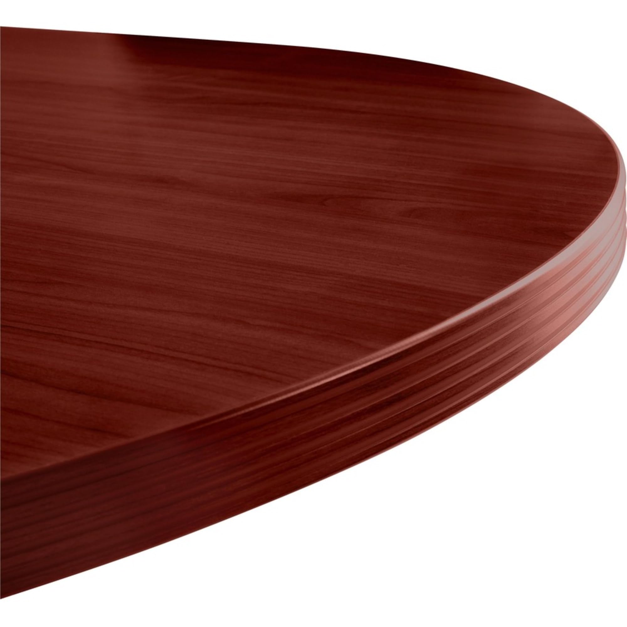 Lorell Chateau Series Mahogany 8' Oval Conference Tabletop