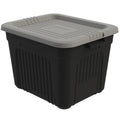 Life Story 20 Gallon Stackable Storage Bin, Versatile Lidded Container, Gray