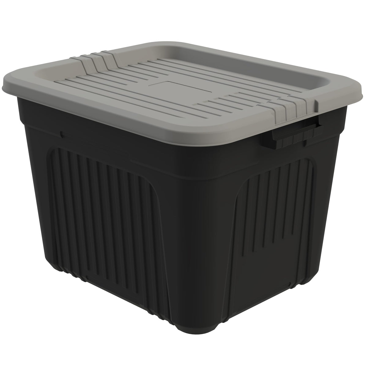 Life Story 20 Gallon Stackable Storage Bin, Versatile Lidded Container, Gray