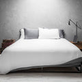 Wooflinen Modern 100% Viscose Derived From Bamboo Sheets 6Pc Queen - Duvet Cover Set + Sheet Set - Breathtakingly Soft