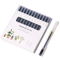 Xize Sh Minimalist Japanese Style Gel Pens Ultra Fine Point 0.38Mm Black Pens For Smooth Writing Note Taking Black Ink Pen,12 Co