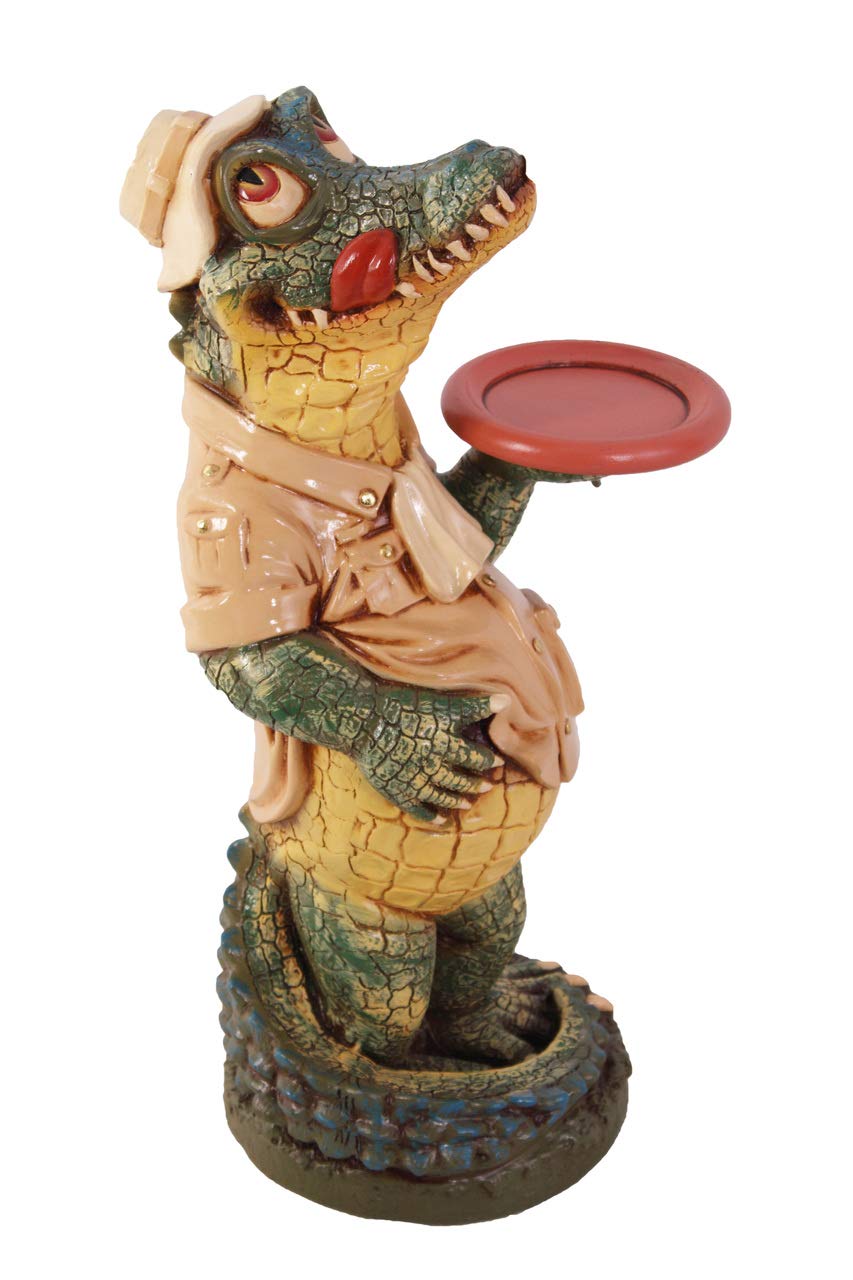 Afd Home Crocodile Butler 2Ft Statue Novelty Decor