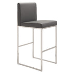 Zuo Genoa Barstool Gray