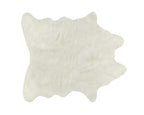 HomeRoots Decor 5.25' X 7.5' Off White Faux Hide Area Rug