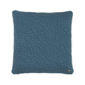 Pluchi Totit Cotton Knitted Decorative Cushion Cover (Steel Blue)
