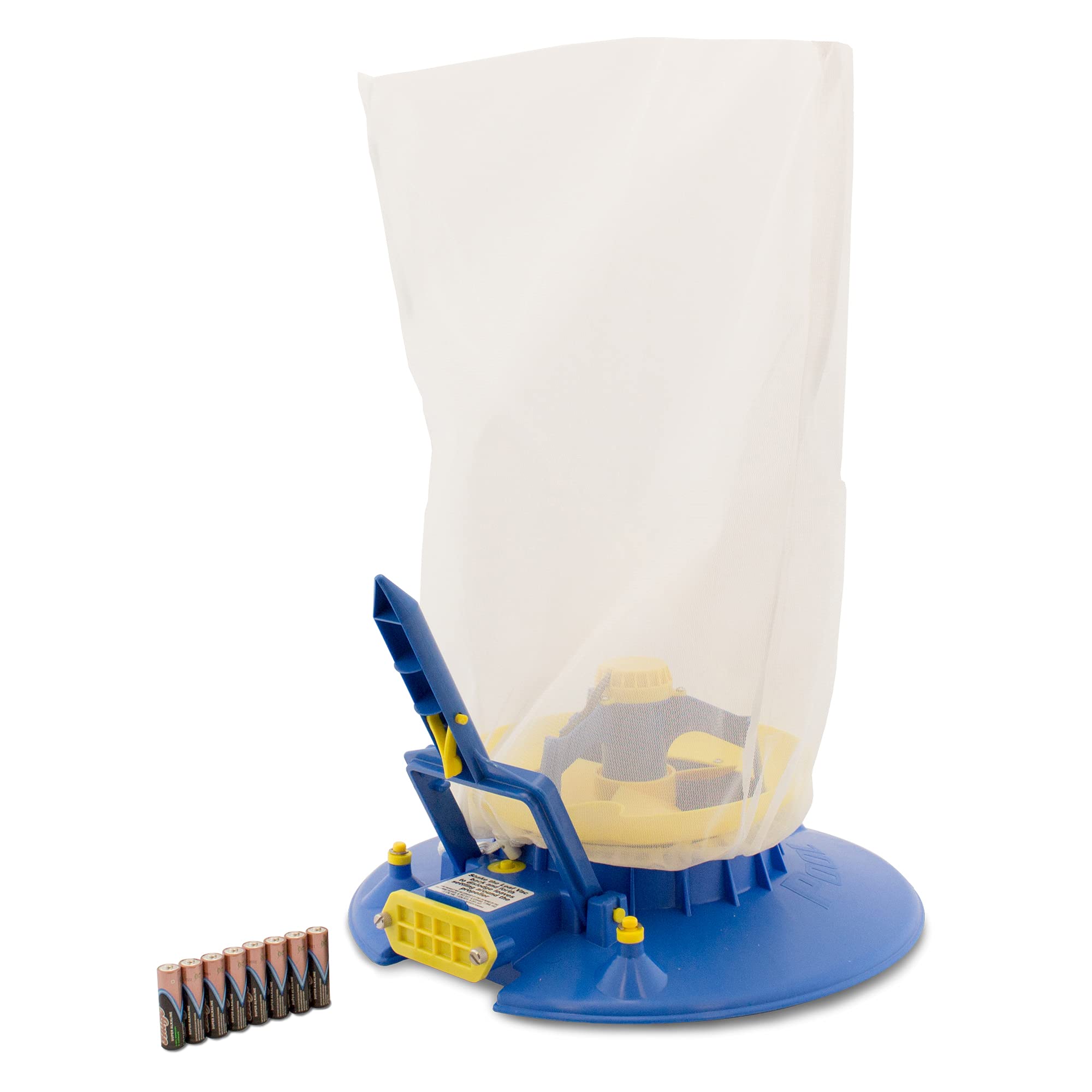 Pool Blaster Leaf Vac Cordless Hoseless Pool Leaf Vacuum & Skimmer, Battery-Powered Swimming Pool Leaf Catcher With Heavy Duty M