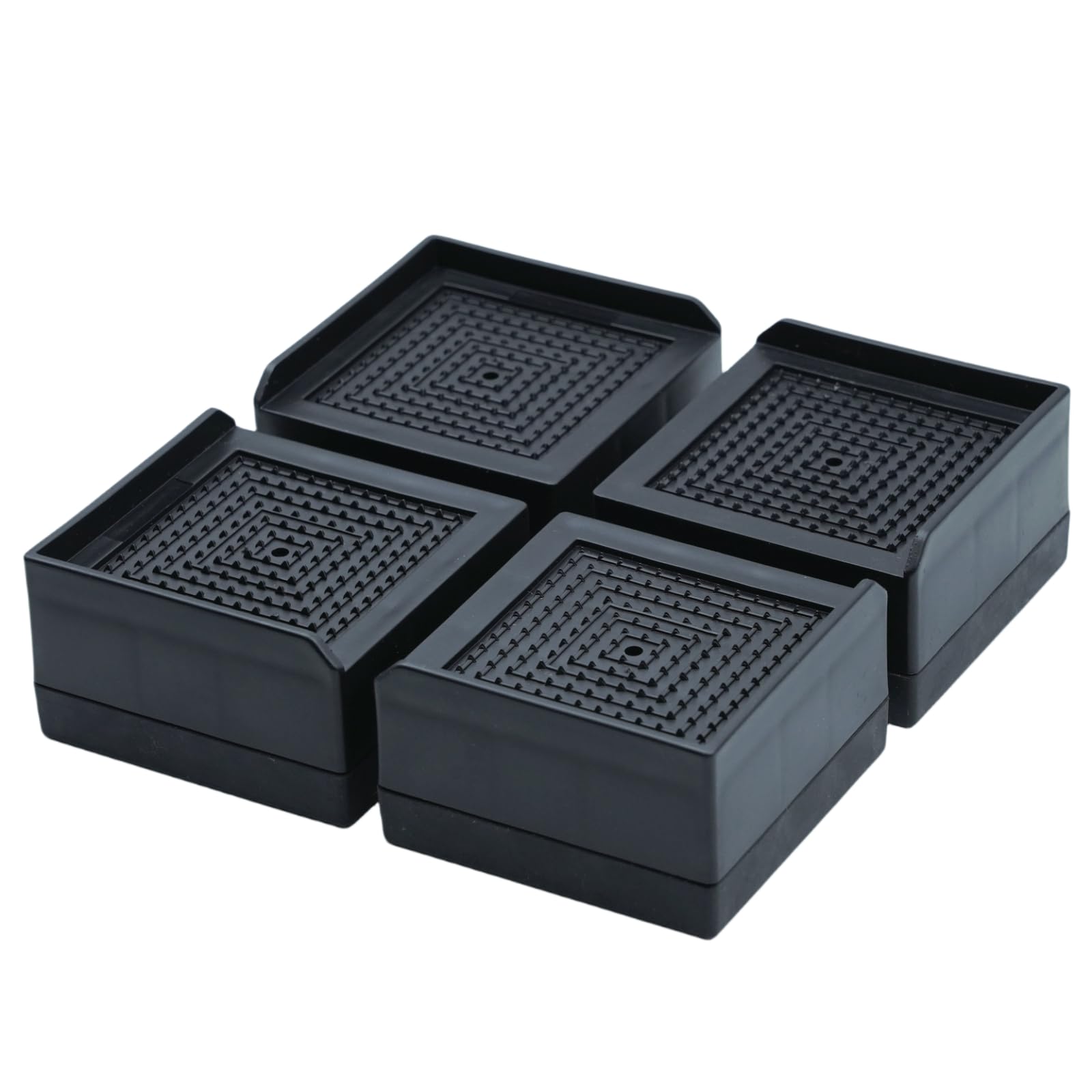 Diveken 1.5 Inch Furniture Risers, Bed Risers Heavy Duty, Square Furniture Riser For Bed Desk Table Couch Sofa Lifts, Support Up