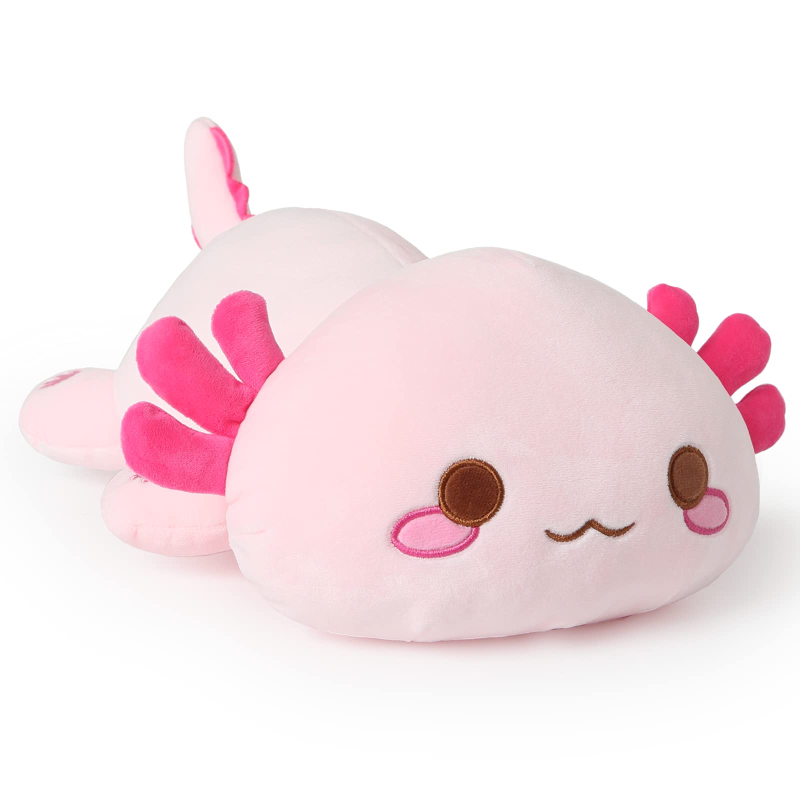 Onsoyours Cute Axolotl Plush, 19 ' Soft Large Stuffed Animal Salamander Big Plush Pillow, Kawaii Plushie Toy For Kids (Pink Axo