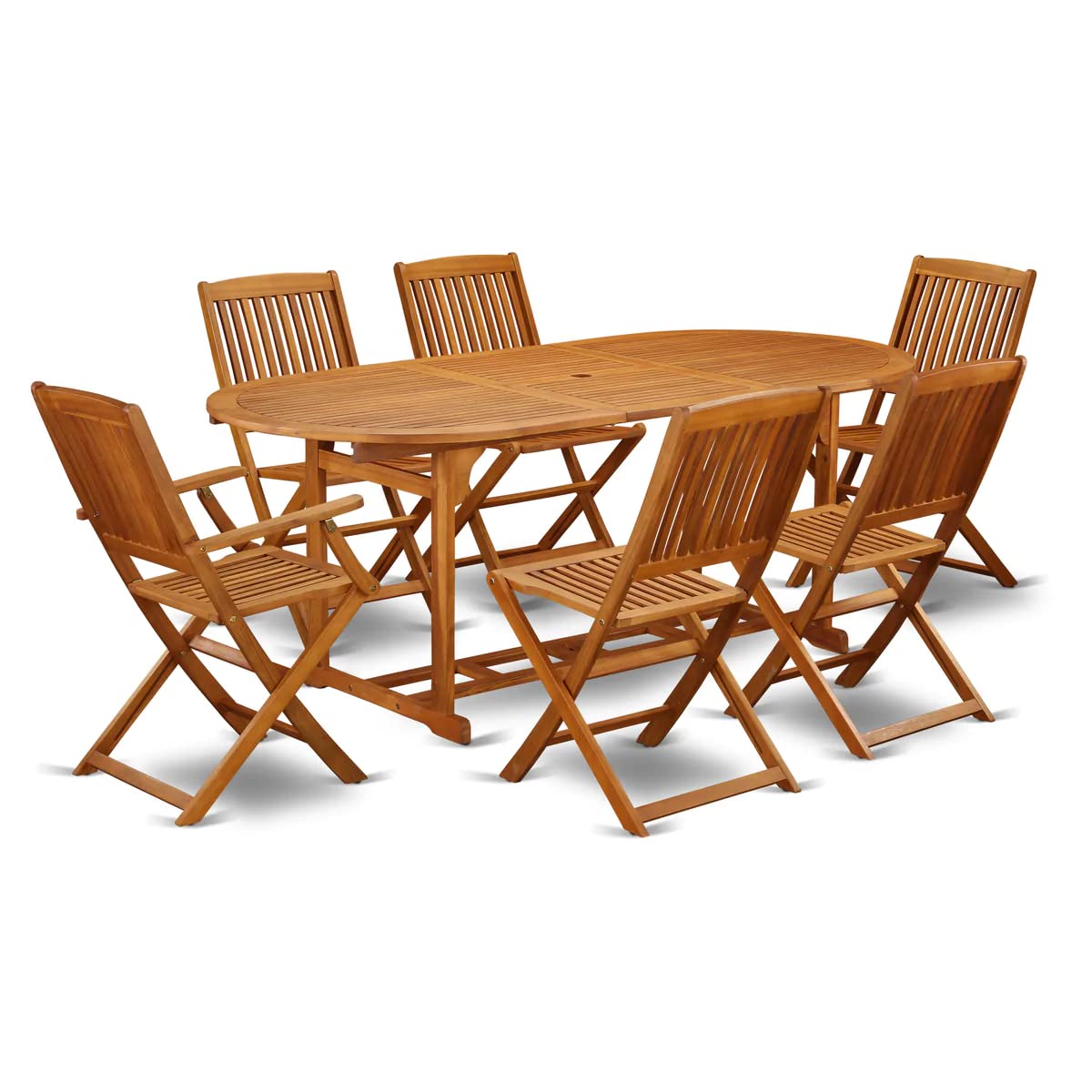 East West Furniture Beasley Patio Dining Set