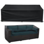 Likorlove 100% Waterproof Outdoor Sofa Cover, 90.5'' Wx 42'' Dx 32'' H Patio Furniture Covers Waterproof, Windproof 3-Seater Sof