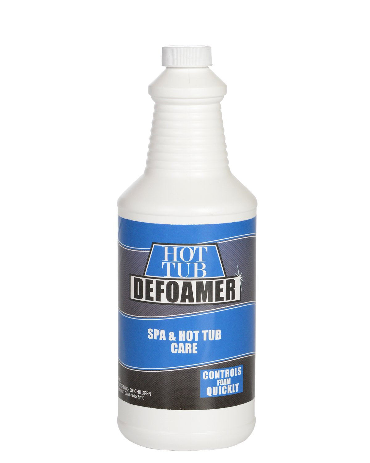 Spa & Hot Tub Defoamer - Quart - Quickly Removes Foam Without The Use Of Harsh Chemicals, Eco-Friendly Safe Silicone Emulsion Fo